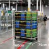 Heavy-Duty Logistics Roll Cage | Foldable & Nestable Warehouse Roll Container for B2B Bulk Orders | DeliverKingdom Quality Guaranteed_image_1 Heavy-Duty Logistics Roll Cage | Foldable & Nestable Warehouse Roll Container for Business Bulk Orders | ASORTINGBAG Quality Guaranteed