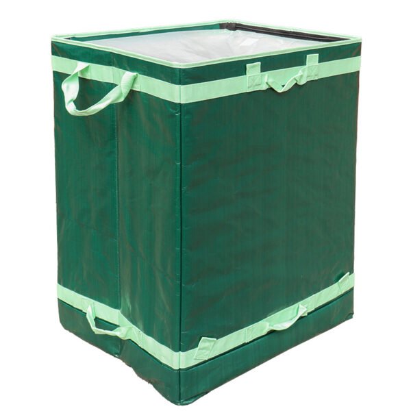 IMG_4296 High-Visibility Green PP Woven Parcel Sacks for Rapid Warehouse Sorting | 181L Sustainable Logistics Distribution Bags | Recyclable Industrial Courier Consolidation Bags Manufacturer