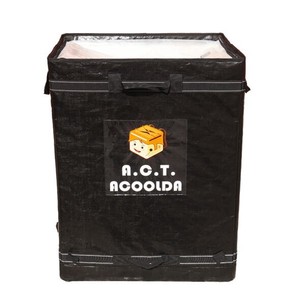 Reinforced Black Parcel Delivery Bag with 8-Point Stitching Handles | Industrial Foldable Courier Bag with Rigid Bottom Board for Express Logistics_image_2 Reinforced Black Parcel Delivery Bag with 8-Point Stitching Handles | Industrial Foldable Courier Bag with Rigid Bottom Board for Express Logistics