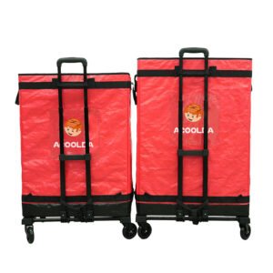 Red Collapsible Parcel Bags with Trolley Attachment Heavy Duty Logistics Carrier Bags Large and Small Size Van Organizer Bags with Tie-Down Straps for Warehouse Roll Cages and Courier Last-Mile Delivery_image_1 Red Collapsible Parcel Bags with Trolley Attachment Heavy Duty Logistics Carrier Bags Large and Small Size Van Organizer Bags with Tie-Down Straps for Warehouse Roll Cages and Courier Last-Mile Delivery