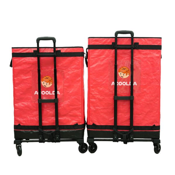Red Collapsible Parcel Bags with Trolley Attachment Heavy Duty Logistics Carrier Bags Large and Small Size Van Organizer Bags with Tie-Down Straps for Warehouse Roll Cages and Courier Last-Mile Delivery_image_1 Red Collapsible Parcel Bags with Trolley Attachment Heavy Duty Logistics Carrier Bags Large and Small Size Van Organizer Bags with Tie-Down Straps for Warehouse Roll Cages and Courier Last-Mile Delivery