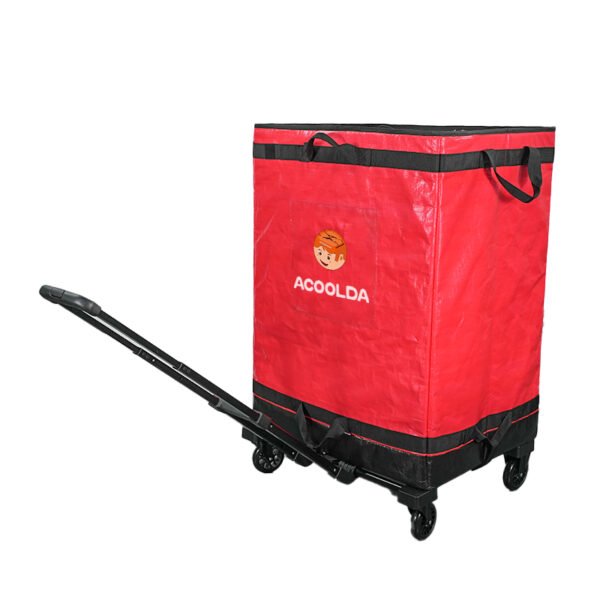 Red Collapsible Parcel Bags with Trolley Attachment Heavy Duty Logistics Carrier Bags Large and Small Size Van Organizer Bags with Tie-Down Straps for Warehouse Roll Cages and Courier Last-Mile Delivery_image_3 Red Collapsible Parcel Bags with Trolley Attachment Heavy Duty Logistics Carrier Bags Large and Small Size Van Organizer Bags with Tie-Down Straps for Warehouse Roll Cages and Courier Last-Mile Delivery