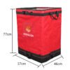 Red Collapsible Parcel Bags with Trolley Attachment Heavy Duty Logistics Carrier Bags Large and Small Size Van Organizer Bags with Tie-Down Straps for Warehouse Roll Cages and Courier Last-Mile Delivery_image_4 Red Collapsible Parcel Bags with Trolley Attachment Heavy Duty Logistics Carrier Bags Large and Small Size Van Organizer Bags with Tie-Down Straps for Warehouse Roll Cages and Courier Last-Mile Delivery