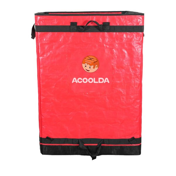 Red Collapsible Parcel Bags with Trolley Attachment Heavy Duty Logistics Carrier Bags Large and Small Size Van Organizer Bags with Tie-Down Straps for Warehouse Roll Cages and Courier Last-Mile Delivery_image_6 Red Collapsible Parcel Bags with Trolley Attachment Heavy Duty Logistics Carrier Bags Large and Small Size Van Organizer Bags with Tie-Down Straps for Warehouse Roll Cages and Courier Last-Mile Delivery