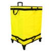 Yellow Collapsible Parcel Bags with Trolley Attachment Logistics Carrier Bags Large and Small Size with Tie-Down Straps for Warehouse Roll Cages and Courier Last-Mile Delivery_image_1 Yellow Collapsible Parcel Bags with Trolley Attachment Logistics Carrier Bags Large and Small Size with Tie-Down Straps for Warehouse Roll Cages and Courier Last-Mile Delivery