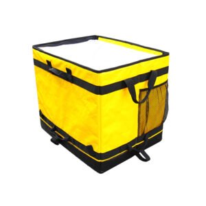 Yellow Amazon-style Short Sorter Parcel DTS Bags with Side Mesh Pocket Heavy Duty Collapsible Logistics Carrier Sacks_image_5 Yellow Amazon-style Short Sorter Parcel DTS Bags with Side Mesh Pocket Heavy Duty Collapsible Logistics Carrier Sacks