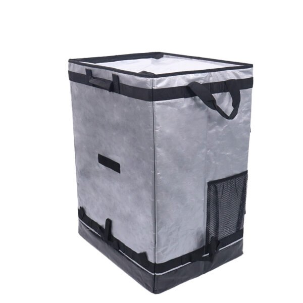 Silver Collapsible Parcel Bags with Trolley Attachment Heavy Duty Logistics Carrier Bags Large and Small Size Van Organizer Bags with Tie-Down Straps for Warehouse Roll Cages and Courier Last-Mile Delivery_image_1 Silver Collapsible Parcel Bags with Trolley Attachment Heavy Duty Logistics Carrier Bags Large and Small Size Van Organizer Bags with Tie-Down Straps for Warehouse Roll Cages and Courier Last-Mile Delivery