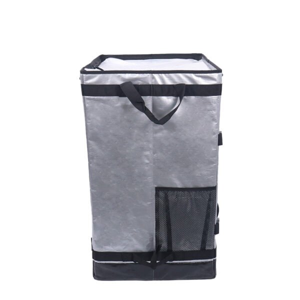 Silver Collapsible Parcel Bags with Trolley Attachment Heavy Duty Logistics Carrier Bags Large and Small Size Van Organizer Bags with Tie-Down Straps for Warehouse Roll Cages and Courier Last-Mile Delivery_image_2 Silver Collapsible Parcel Bags with Trolley Attachment Heavy Duty Logistics Carrier Bags Large and Small Size Van Organizer Bags with Tie-Down Straps for Warehouse Roll Cages and Courier Last-Mile Delivery