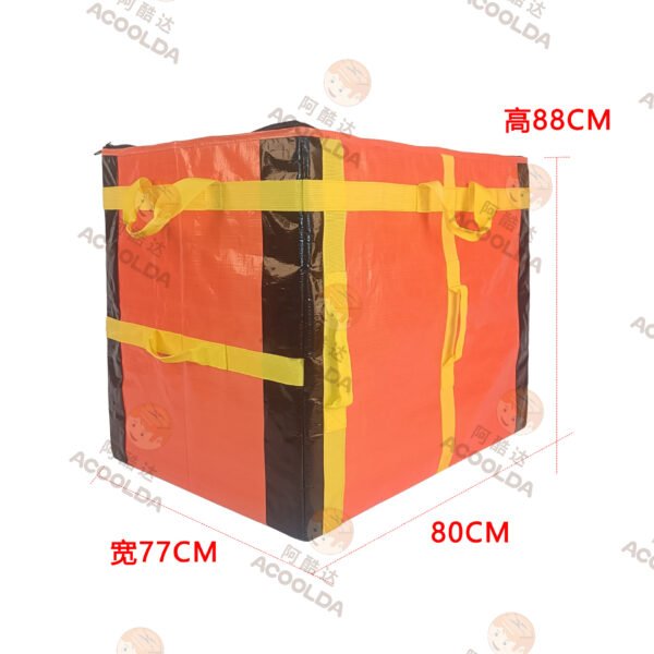 Standard Collapsible Transit Bags with Cross-Docking Straps Cross-Border Logistics Sacks Amazon-Style Distribution Sacks for High-Volume Sorting Hubs