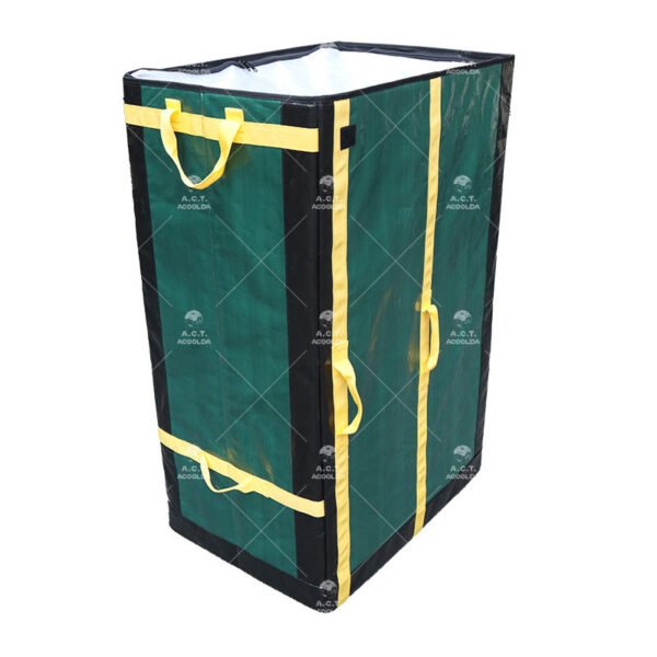 DSP Logistics Sorting Totes with Reinforced Plastic Runner Base for Commercial Delivery Fleet Van Shelving Systems