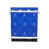 High-Profile Convertible Courier Sorting Backpack with Integrated Shoulder Straps and Reflective Safety Bands for Multi-Tier Van Shelving and Pedestrian Logistics
