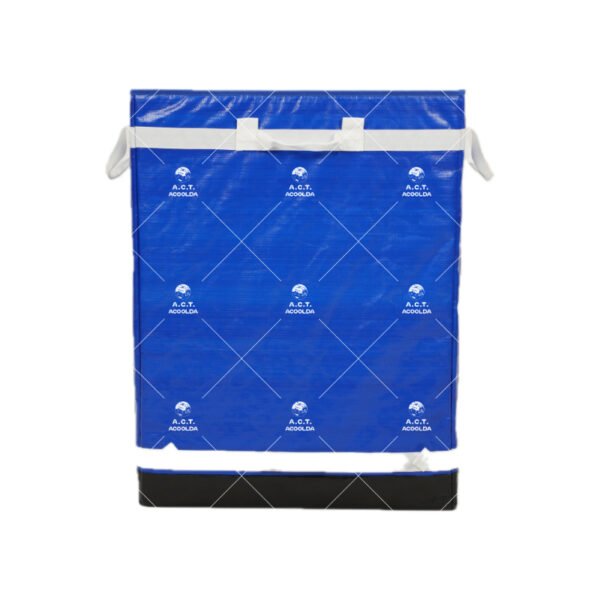 High-Profile Convertible Courier Sorting Backpack with Integrated Shoulder Straps and Reflective Safety Bands for Multi-Tier Van Shelving and Pedestrian Logistics