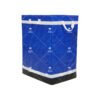 High-Profile Convertible Courier Sorting Backpack with Integrated Shoulder Straps and Reflective Safety Bands for Multi-Tier Van Shelving and Pedestrian Logistics