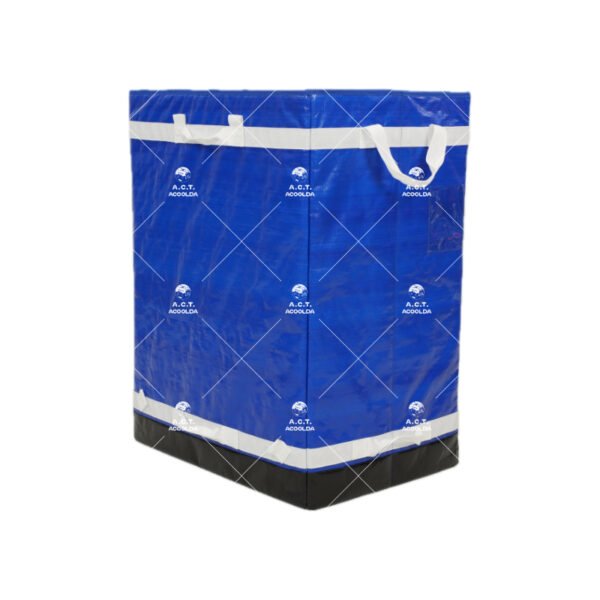 High-Profile Convertible Courier Sorting Backpack with Integrated Shoulder Straps and Reflective Safety Bands for Multi-Tier Van Shelving and Pedestrian Logistics