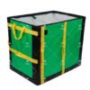 Low-Profile Commercial Delivery Totes with Semi-Rigid Foldable Structure and Multi-Directional Handles for Low-Clearance Fleet Vehicle Shelving Systems_image_4 Low-Profile Commercial Delivery Totes with Semi-Rigid Foldable Structure and Multi-Directional Handles for Low-Clearance Fleet Vehicle Shelving Systems
