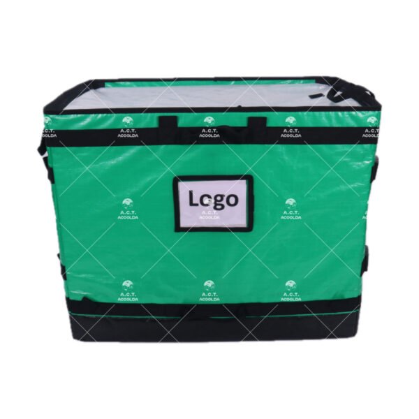 Low-Profile Logistic Sorting Totes with Integrated Side-Tension Buckle System and Front Private-Label Window for Multi-Tier Fleet Vehicle Racks_image_1 Low-Profile Logistic Sorting Totes with Integrated Side-Tension Buckle System and Front Private-Label Window for Multi-Tier Fleet Vehicle Racks