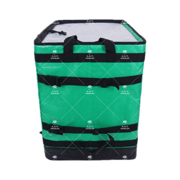 Low-Profile Logistic Sorting Totes with Integrated Side-Tension Buckle System and Front Private-Label Window for Multi-Tier Fleet Vehicle Racks_image_3 Low-Profile Logistic Sorting Totes with Integrated Side-Tension Buckle System and Front Private-Label Window for Multi-Tier Fleet Vehicle Racks