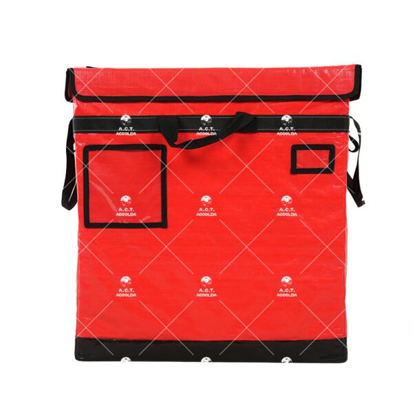 126L Reinforced Red Logistics Delivery Bag with Hollow Board Support, Label Windows and Fold-Over Lid for Parcel Sorting_image_1 126L Reinforced Red Logistics Delivery Bag with Hollow Board Support, Label Windows and Fold-Over Lid for Parcel Sorting