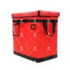126L Reinforced Red Logistics Delivery Bag with Hollow Board Support, Label Windows and Fold-Over Lid for Parcel Sorting_image_2 126L Reinforced Red Logistics Delivery Bag with Hollow Board Support, Label Windows and Fold-Over Lid for Parcel Sorting
