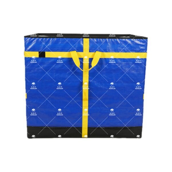 Blue Fold-Flat Parcel Sorting Container with Cross-Reinforced Webbing and Multi-Level Handles for Courier Hubs, Warehouses and Distribution Centers_image_1 Blue Fold-Flat Parcel Sorting Container with Cross-Reinforced Webbing and Multi-Level Handles for Courier Hubs, Warehouses and Distribution Centers