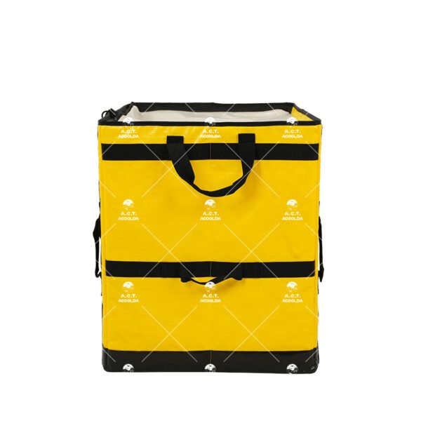 High-Visibility Yellow Collapsible Parcel Sorting Bag with Reinforced Webbing and Multi-Level Handles for Warehouses and Courier Hubs_image_3 High-Visibility Yellow Collapsible Parcel Sorting Bag with Reinforced Webbing and Multi-Level Handles for Warehouses and Courier Hubs