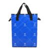 Open-Top Foldable Parcel Sorting Tote with Extended Carry Straps and Side Handles for Warehouses, Courier Hubs and Fulfillment Centers