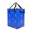Open-Top Foldable Parcel Sorting Tote with Extended Carry Straps and Side Handles for Warehouses, Courier Hubs and Fulfillment Centers