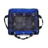 Open-Top Foldable Parcel Sorting Tote with Extended Carry Straps and Side Handles for Warehouses, Courier Hubs and Fulfillment Centers