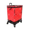 Rolling Parcel Sorting Trolley Bag with Telescopic Pull Handle, Four Swivel Casters and Full-Front Access for Warehouses and Courier Hubs_image_1 Rolling Parcel Sorting Trolley Bag with Telescopic Pull Handle, Four Swivel Casters and Full-Front Access for Warehouses and Courier Hubs