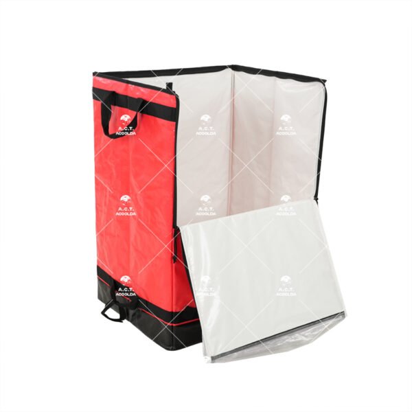 Rolling Parcel Sorting Trolley Bag with Telescopic Pull Handle, Four Swivel Casters and Full-Front Access for Warehouses and Courier Hubs_image_3 Rolling Parcel Sorting Trolley Bag with Telescopic Pull Handle, Four Swivel Casters and Full-Front Access for Warehouses and Courier Hubs