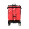 Rolling Parcel Sorting Trolley Bag with Telescopic Pull Handle, Four Swivel Casters and Full-Front Access for Warehouses and Courier Hubs_image_4 Rolling Parcel Sorting Trolley Bag with Telescopic Pull Handle, Four Swivel Casters and Full-Front Access for Warehouses and Courier Hubs