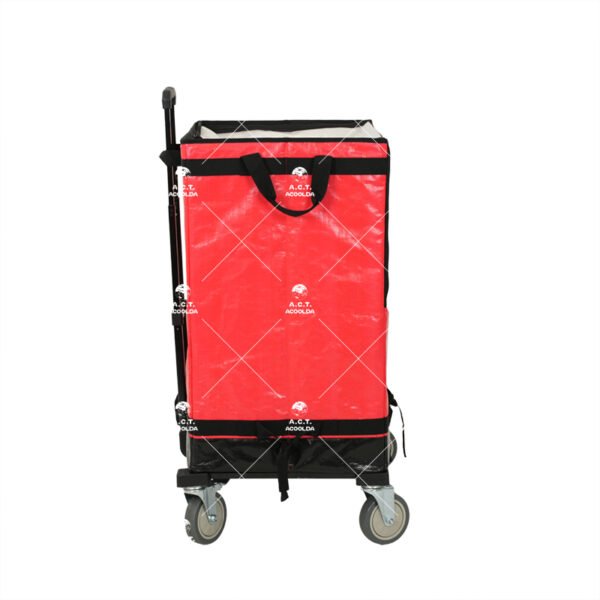 Rolling Parcel Sorting Trolley Bag with Telescopic Pull Handle, Four Swivel Casters and Full-Front Access for Warehouses and Courier Hubs_image_6 Rolling Parcel Sorting Trolley Bag with Telescopic Pull Handle, Four Swivel Casters and Full-Front Access for Warehouses and Courier Hubs