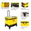 127L Rolling Logistics Sorting Bag with Telescopic Pull Handle, Four Casters and Mesh Side Pocket for Warehouse Parcel Transfer_image_2 127L Rolling Logistics Sorting Bag with Telescopic Pull Handle, Four Casters and Mesh Side Pocket for Warehouse Parcel Transfer