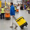 127L Rolling Logistics Sorting Bag with Telescopic Pull Handle, Four Casters and Mesh Side Pocket for Warehouse Parcel Transfer_image_6 127L Rolling Logistics Sorting Bag with Telescopic Pull Handle, Four Casters and Mesh Side Pocket for Warehouse Parcel Transfer