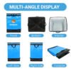 200L Blue PP Woven Parcel Sorting Bag with Zipper Lid, Reinforced Webbing and Multi-Point Handles for Courier Vans and Warehouses_image_1 200L Blue PP Woven Parcel Sorting Bag with Zipper Lid, Reinforced Webbing and Multi-Point Handles for Courier Vans and Warehouses