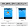 200L Blue PP Woven Parcel Sorting Bag with Zipper Lid, Reinforced Webbing and Multi-Point Handles for Courier Vans and Warehouses_image_5 200L Blue PP Woven Parcel Sorting Bag with Zipper Lid, Reinforced Webbing and Multi-Point Handles for Courier Vans and Warehouses