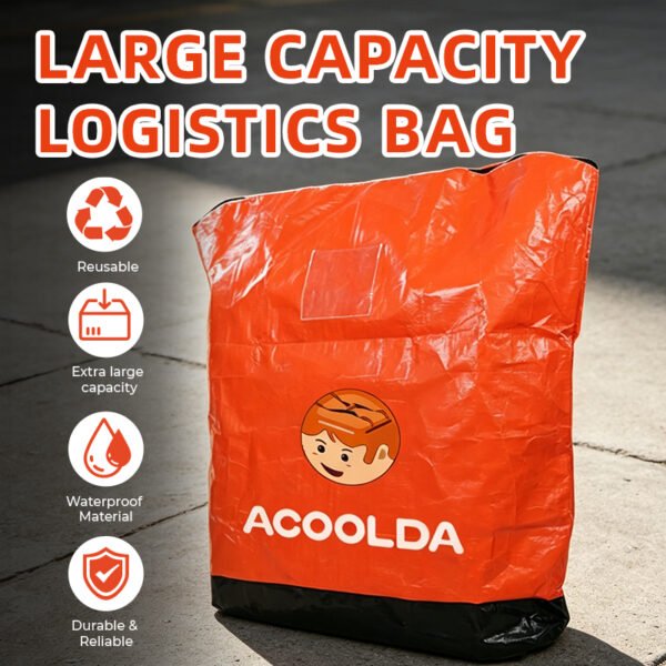 500L High-Capacity PE Woven Logistics Sorting Bag with Double Zipper, Clear ID Pocket and Reinforced Base for Parcel Hubs_image_2 500L High-Capacity PE Woven Logistics Soft Sorting Bag with Double Zipper, Clear ID Pocket and Reinforced Base for Parcel Hubs