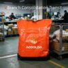500L High-Capacity PE Woven Logistics Sorting Bag with Double Zipper, Clear ID Pocket and Reinforced Base for Parcel Hubs_image_6 500L High-Capacity PE Woven Logistics Soft Sorting Bag with Double Zipper, Clear ID Pocket and Reinforced Base for Parcel Hubs