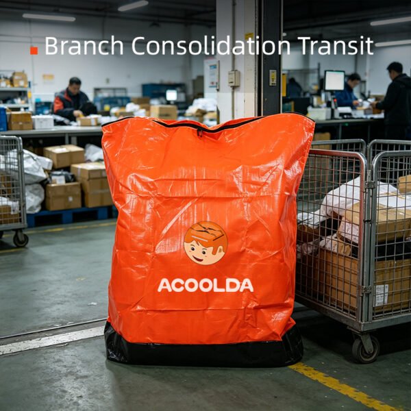 500L High-Capacity PE Woven Logistics Sorting Bag with Double Zipper, Clear ID Pocket and Reinforced Base for Parcel Hubs_image_6 500L High-Capacity PE Woven Logistics Soft Sorting Bag with Double Zipper, Clear ID Pocket and Reinforced Base for Parcel Hubs