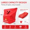 500L Red PP Woven Logistics Sorting Bag with Reinforced Carry Handles and Clear ID Pocket for Bulk Parcel Transfer_image_6 500L Red PP Woven Parcel Sorting Bag for Warehouse and Logistics Operations