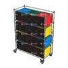 Mobile Wire Shelving Rack with Casters for Logistics Bag Storage in Parcel Hubs and Distribution Centers_image_3 Mobile-Wire-Shelving-Rack-with-Casters-for-Logistics-Bag-Storage-in-Parcel-Hubs-and-Distribution-Centers