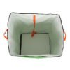 Tall Green Open-Top Parcel Sorting Bag with Reinforced Base and Side Pull Handles for Courier Vans, Warehouses and Route Staging