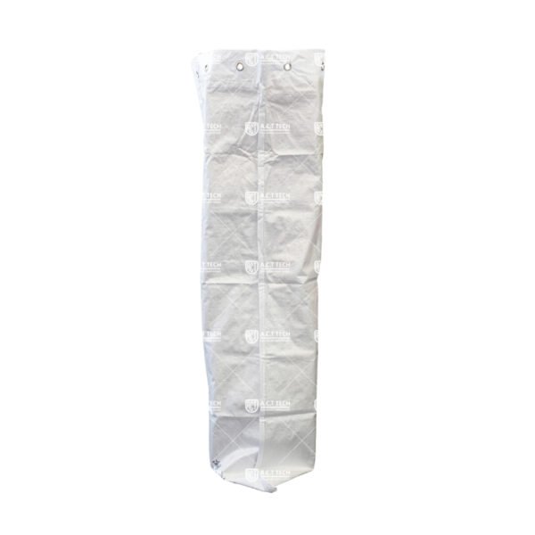 White-Grommeted-Hanging-Parcel-Sorting-Sack-with-Fold-Flat-Woven-Body-for-Postal-Hubs-Roll-Cages-and-Warehouse-Racks