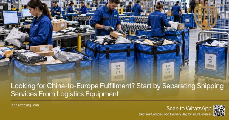 Looking for China-to-Europe Fulfillment? Start by Separating Shipping Services From Logistics Equipment